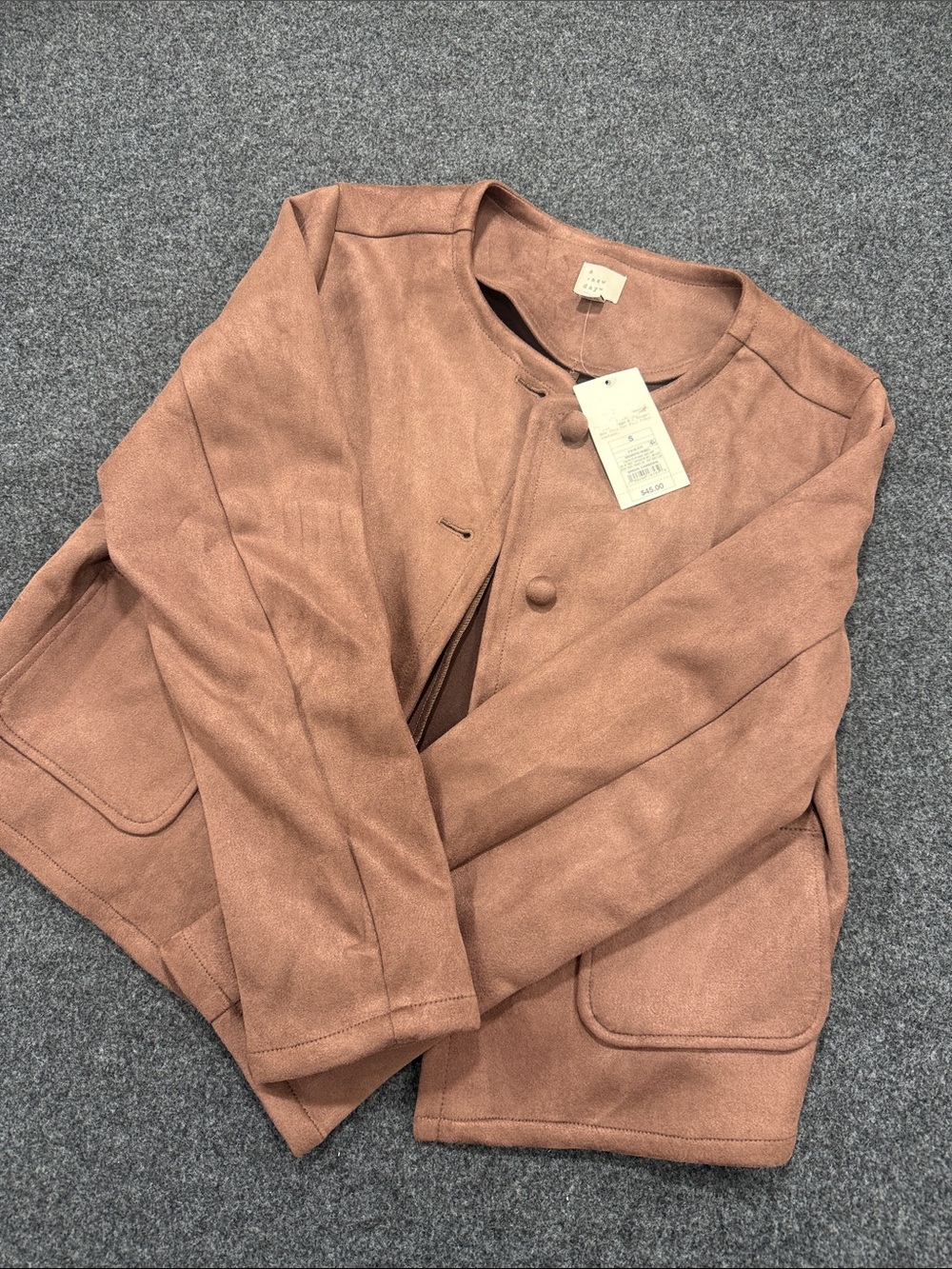 a new day Women's Lightweight Shirt Jacket in Mauve Taupe
